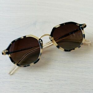 KREWE Dakota Iberia + Haze POLARIZED 18K Sunglasses
